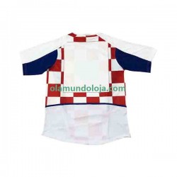 Camisola Croácia Homem Equipamento Primeiro 2002 Manga Curta